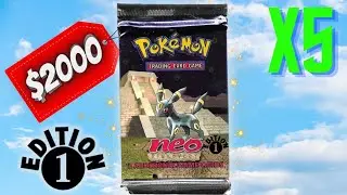 Pokemon Neo Discovery 1st edition Booster Pack Opening!!