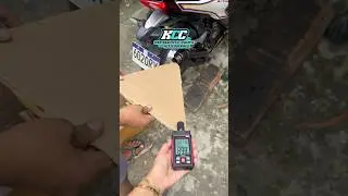 ACTUAL DB METER READING NG KVIN PIPE FOR HONDA CLICK