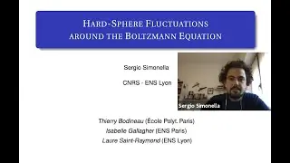 Sergio Simonella (ENS Lyon): Hard-Sphere Fluctuations Around the Boltzmann Equation