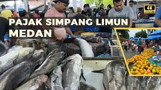 Pajak Simpang Limun Medan - Suasana Pasar Simpang Limun Pagi hari