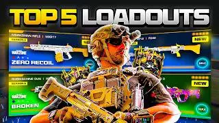 the TOP 5 *BROKEN* META Loadouts in Warzone After the NEW UPDATE! (Warzone BEST Builds)