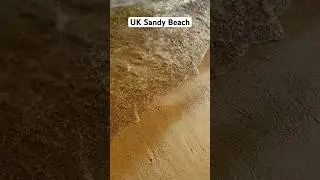 UK Sandy Beach Blue Water - Summer UK - 2024 #bournemouth