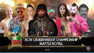 [BCW: Super Show (Pre-Show) Match 1] 8-MAN BATTLE ROYAL {BCW Cruiserweight Championship 🏆} ❗❗❗