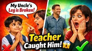 The Boy Who Lied Every Day for School Leave | Funny Moral Story in Urdu