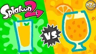 Pulp vs. No Pulp! Orange Juice Splatfest! - Splatoon 2 Online Gameplay - Episode 69