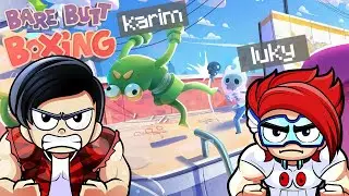 ¡Las LUCHAS mas GRACIOSAS del MUNDO! 😨🥊💥 Karim Juega en BARE BUTT BOXING