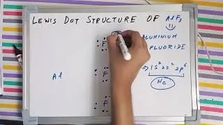 Lewis dot structure of Alf3 | Aluminium trifluoride structure | Inorganic chemistry