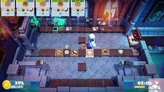 Dinesh in Overcooked 2 Kitchen: Fail, Chaos, Repeat!