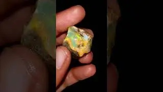 ​🔥 46ct Liquid Fire Rough Opal 🔥Weight: 55 carats​Dimensions: 27X21X17 mm​ #Opal #Opals #realopal