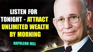 TRAIN YOUR MIND TO ATTRACT UNLIMITED WEALTH OVERNIGHT | Napoleon Hill Secret V.I.P Sleep Meditation