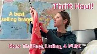 Thrift haul! I picked up some of my FAVORITE brands to sell on eBay & Poshmark 