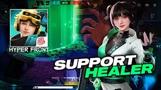 RANKED MODE!!! Support Character 24 Kills + Handcam | Hyper Front