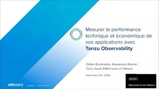 Mesurer la performance technique et &eacute;conomique de vos applications avec Tanzu Observability