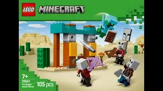 Lego Minecraft: Desert Patrol. Build + Instructions