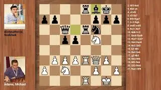 Adams vs Abdusattorov - Round 4 - 2025 London Chess Classic