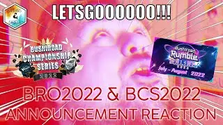 MORE BUSHI EVENTS ANNOUNCED!! BRO2022 & BCS2022 Announcement Reaction