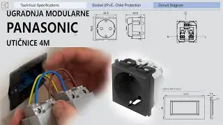 EP 062 | PANASONIC MODULARNA 4M UTIČNICA - KAKO POVEZATI?