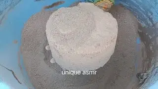 Grittiest sand non stop dry crumbling 🔥sand cement asmr