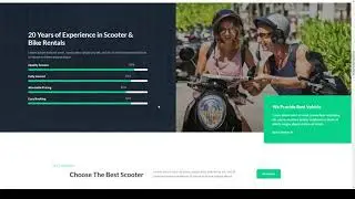 Scootie  Bike and Scooter Rental Elementor Template Kit 15 technology