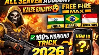 All Server Account Kaise Banaye? 😱 | Free Fire MAX | 100% Working Trick 2026