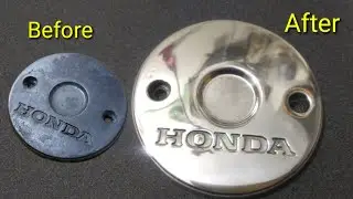 How to Polish Engine Cover  CD70 Engine cover restoration & Polishing Golden tools box