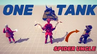 ONE TANK VS SPIDER MAGE ,ICE MAGE, and INFERNAL WHIP. Totally Accurate Battle Simulator (TABS)Gaming