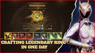 MIR4 - 1 DAY CRAFTING LEGENDARY RING AS F2P + LUCKY ENHANCE TO PLUS 8