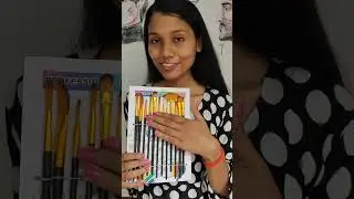 Rs-88 ke 12 paint brushes 🖌️😱 | Unboxing paint brush #unboxing #asmr #painting #brush #youtubeshorts