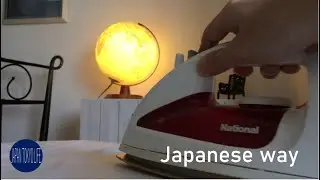 Japanese way of housework/Iron, pressing/Daily life in Japan/VLOG