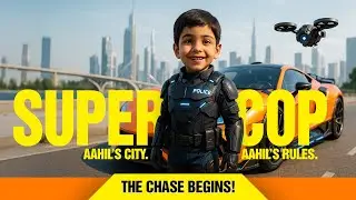 The Little Police Officer&rsquo;s Big Mission | SuperCop | English Story for Children