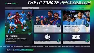 PES 2017 PATCH FC26 UPDATE V1.0