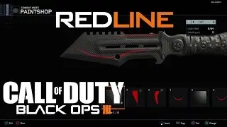*New* Black ops 3 // Paintshop Tutorial // Redline Knife