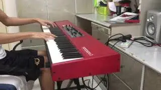 Zhang Bi Chen 《Red Rose》 TheSinger version , Piano Cover
