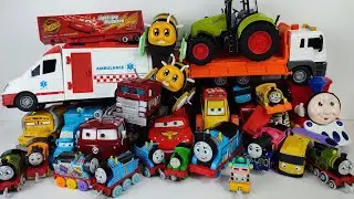 Disney Pixar Cars , Lightning McQueen Filmore Cruz Ramirez Chevrolet Porsche Mater Ambulance | ASMR
