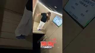 Cette fille a tent&eacute; de remporter le jeu d&rsquo;escape game 😮