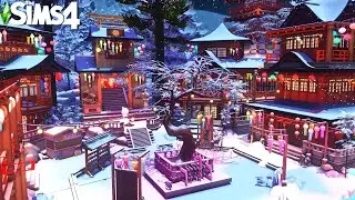 Chinese New Year Square!🐉🏮  |The Sims 4 | Speed Build