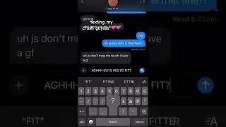 text my crush w me pt. 1 💗💗💗 #texting #crush #textingmycrush