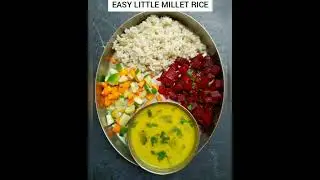 Easy Little millet as rice replacement