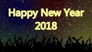 happy new year 2018 countdown