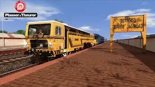 Tamping Machine Journey in NFR India| CAB RIDE | Indian Railways | Railworks 3