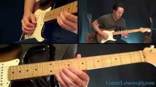 Jessie's Girl Guitar Solo Lesson - Rick Springfield - Famous Solos