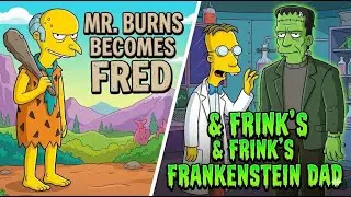 The Simpsons Funny Moments | Mr. Burns Becomes Fred & Frink&rsquo;s Frankenstein Dad