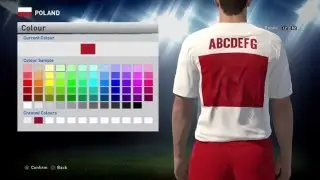 Pro Evolution Soccer 2016 EURO 2016 Kit Editing PS4 - POLAND