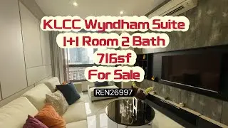 8 Kia Peng | KLCC Wyndham Suite 1+1 Room 2 Bath 716sf Fully Furnished Many Units For Sale #ren26997