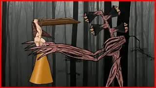 Pyramid Head vs Siren Head - Drawing cartoons 2 Animation