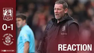 Kevin Nolan speaks to BBC Radio Northampton after the loss to Luton Town