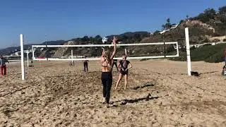 Julia Capps (White Sports bra and Black Leggings) Full Game on 1/24