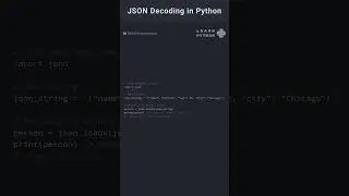 JSON Decoding in Python 