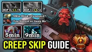 SUPER PRO CREEP CUTTING AXE 9min Blink + Vanguard Non Stop Culling Blade 100% Counter ALL DotA 2