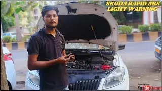 Skoda Rapid ABS Light Stay On Cluster Meter | Car ABS Sensor Faulty Symptoms | DTC - C101A01